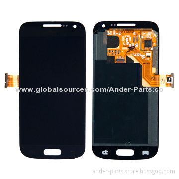 LCD display with touchscreen digitizer for Samsung Galaxy S4 Mini i9195 i9190, White/Blue